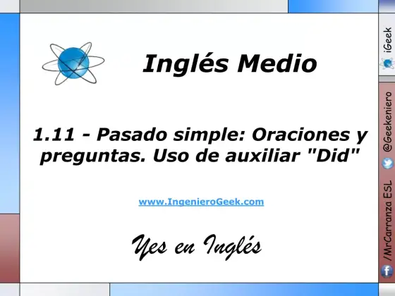 Preguntas en Pasado Simple - ¿Did o Was/Were? La clave definitiva