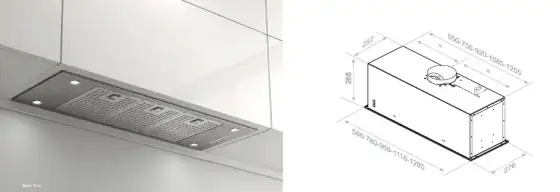 Wysokość okapu: gazowa 70-75 cm, indukcyjna 50-60 cm montaż bez błędów