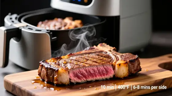 Burger Air Fryer : Le Secret d'un Steak Juteux et Parfait