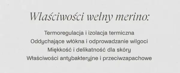 Właściwości wełny merino: termoregulacja, oddychalność, miękkość, antybakteryjność. Poznaj zalety i wady tej wyjątkowej wełny.