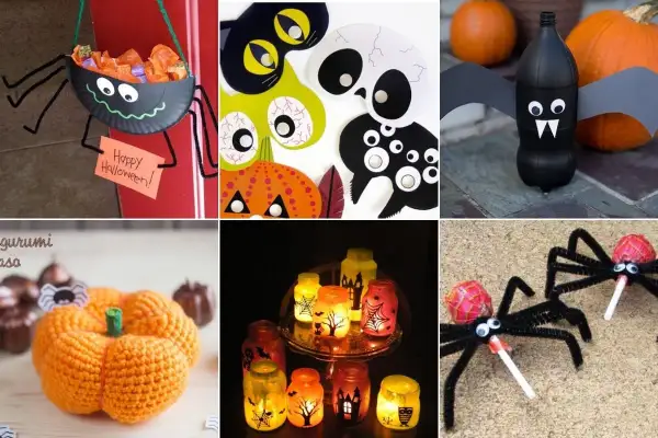 Manualidades de Halloween: arañas, murciélagos, calabazas y linternas. ¡Ideas divertidas para hacer en Halloween!
