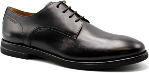 Scarpa stringata nera in pelle da uomo Stonefly, elegante e raffinata per ogni occasione.