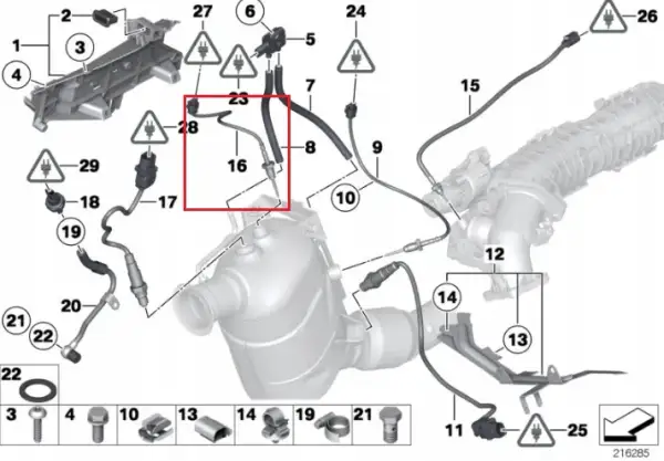 Gdzie jest czujnik temperatury silnika BMW E90 i jak go znaleźć?