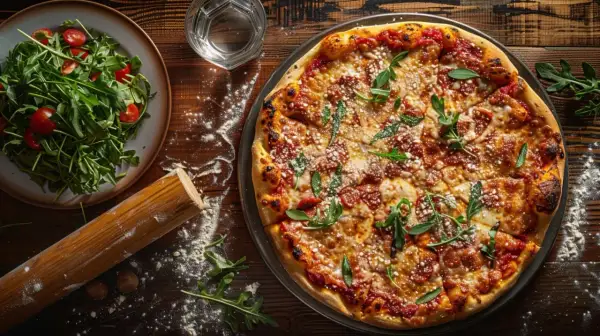 Recettes pizza fromage : le secret d'une pâte croustillante et filante