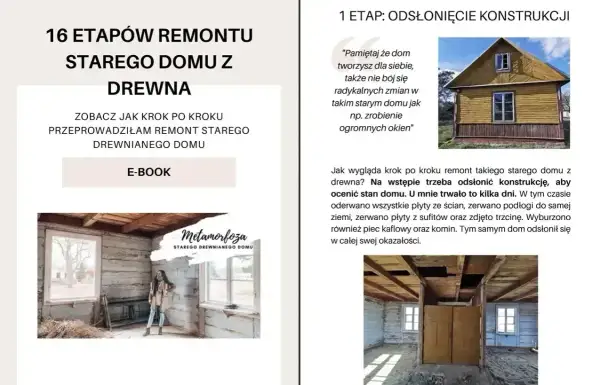 Remont starego domu z drewna: odsłonięcie konstrukcji. Zobacz, jak krok po kroku odnawiam stary dom, by nadać mu nową elewację.