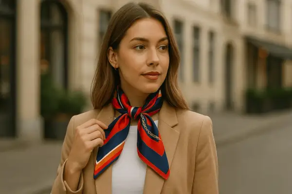Jak wiązać bluzkę pod szyją, by wyglądać elegancko i stylowo