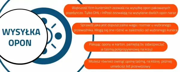 Wysyłka opon: porady dotyczące pakowania i wyboru kuriera. Dowiedz się, jak bezpiecznie wysłać opony.