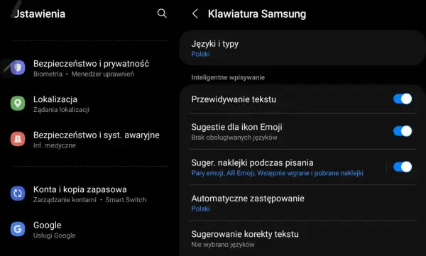 Ustawienia klawiatury Samsung: jak wyłączyć autokorektę iPhone. Zobacz opcje przewidywania tekstu i sugerowania korekty.