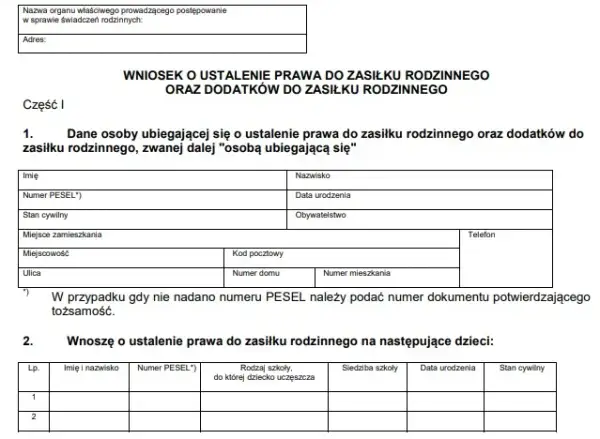 Jak wypełnić wniosek o zasiłek rodzinny? Bez błędów i stresu!