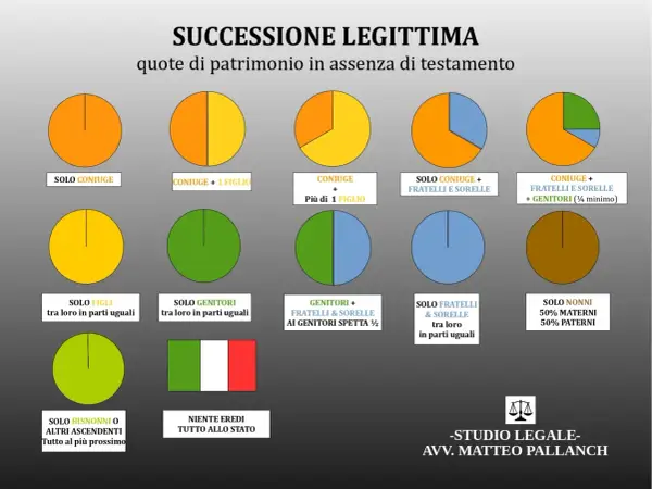 Successione legittima: quote di patrimonio. Se sei un erede, posso aiutarti a capire come posso fare la successione solo per la mia quota.
