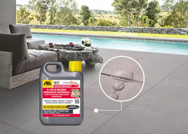 Protector para construir terraza elevada de obra, ideal para proteger contra grietas y fisuras en exteriores.