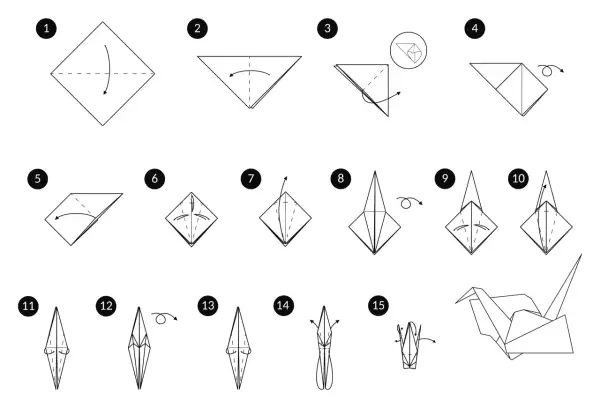 Instrukcja krok po kroku, jak złożyć origami. Zobacz, jak z prostej serwetki powstaje piękny łabędź.