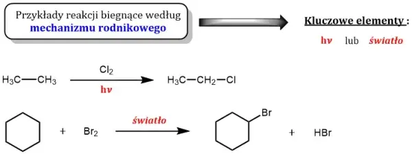 Zrozum mechanizm rodnikowy: etapy, przykłady i zastosowania w chemii