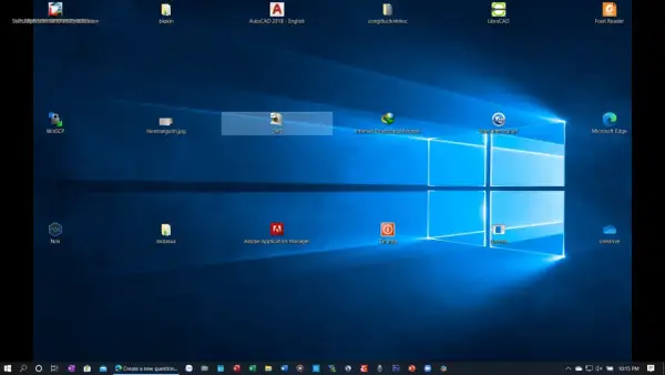 Pulpit Windows 11 z ikonami programów, np. CMS, Internet Download Manager. Dowiedz się, jak dodać ikonę na pulpit Windows 11.