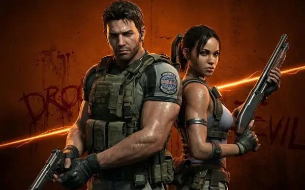Chris i Sheva gotowi do walki w Resident Evil 5 Remake. Zmierz się z zagrożeniem w Afryce.