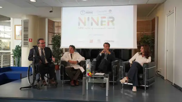 Panel discussion sui **centri eccellenza malattie neuromuscolari** con esperti e rappresentanti.