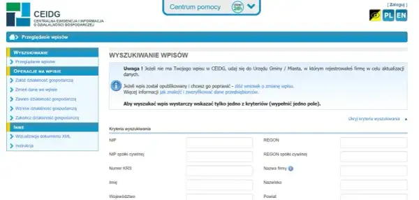 Jak znaleźć pkd po regonie i uniknąć błędów w rejestracji firmy