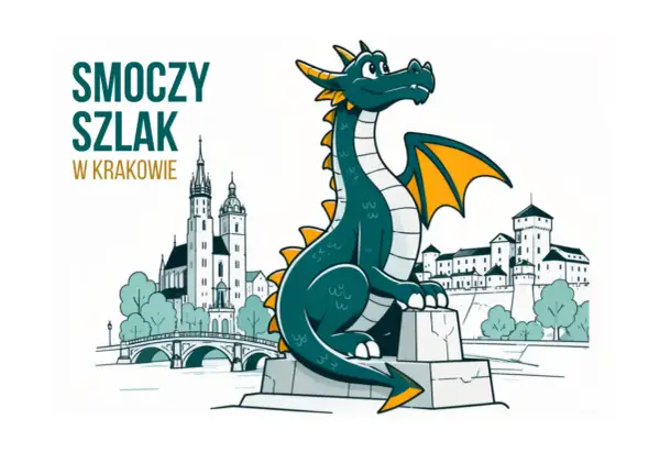 Zielony smok pilnuje krakowskich zabytków. Odkryj smoczy szlak w Krakowie!