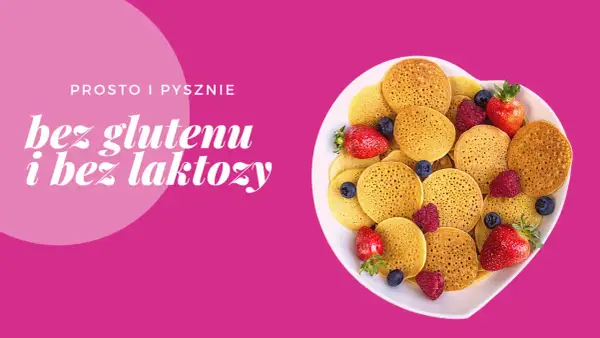 Placuszki z owocami na talerzu. Proste i pyszne przepisy bezglutenowe i bez laktozy.