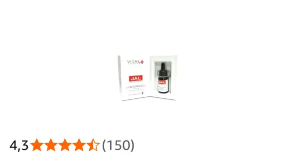 Tratamiento JAL con ácido hialurónico en gotas concentradas. Un frasco de 15 ml para una piel radiante.