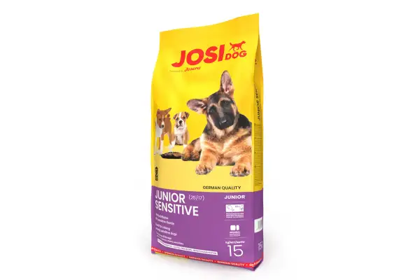 JOSIDOG Junior Sensitive – karma sucha dla szczeniąt wrażliwych. Idealna dla młodych psów, które potrzebują delikatnej diety.