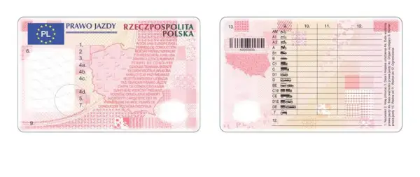 Polskie prawo jazdy za granicą – dowód tożsamości kierowcy, ważny w całej UE. Pokazuje kategorie pojazdów i dane właściciela.