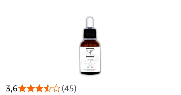 Flacone di fosfatidilcolina pura, LIPO DRY, con contagocce. Le opinioni dei clienti sono 3,6 stelle su 5.
