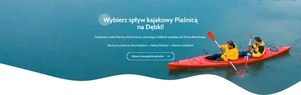 Spływ Piaśnicą do Dębek: Cennik, trasa, transport i porady