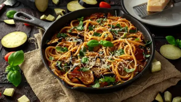 Pasta con Berenjenas: El secreto de la Norma siciliana perfecta