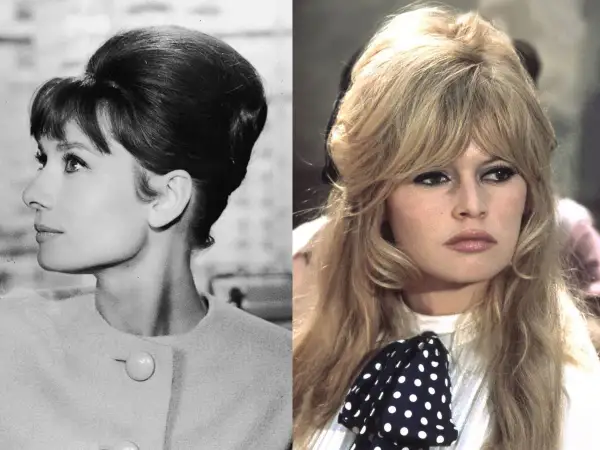 Audrey Hepburn i Brigitte Bardot z bujnymi fryzurami. Czy tapirowanie niszczy włosy? Ikony stylu z lat 60. pokazują, jak tworzyć objętość.