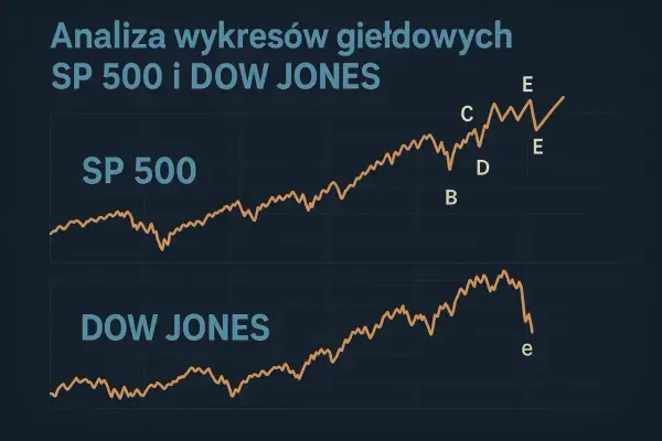 Wykresy SP 500 i DOW JONES. Analiza giełdowa pokazuje, dow jones co to za indeks i jak się zmieniał.