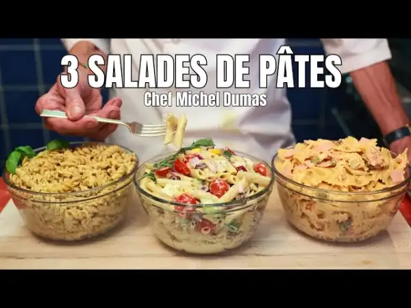 Salade de pâtes froides : mes 3 recettes simples et astuces d'expert