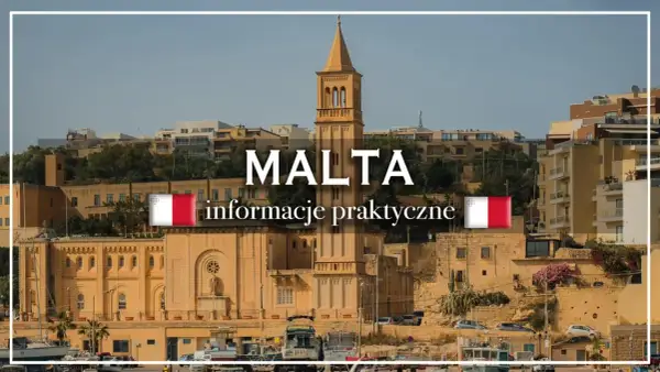 Malta: praktyczne informacje o podróży, w tym o walucie euro. Widok na port z budynkami i łodziami.
