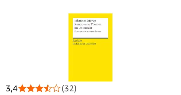 Buchcover von Johannes Drerup: "Kontroverse Themen im Unterricht – Konstruktiv streiten lernen".