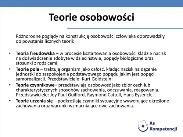 Osobowość człowieka: definicja, czynniki, teorie i rozwój