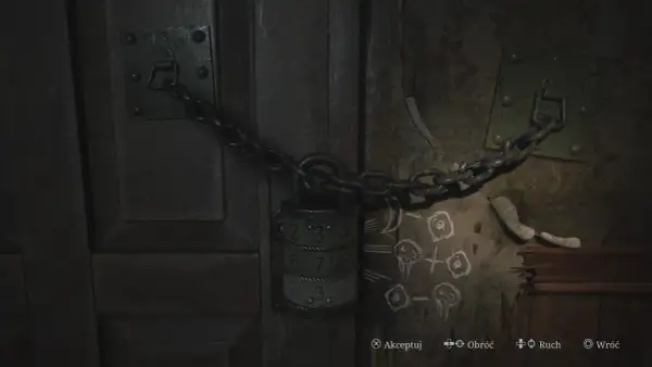 Kłódka szyfrowa na drzwiach, klucz do zagadki w Silent Hill 2 solucja.