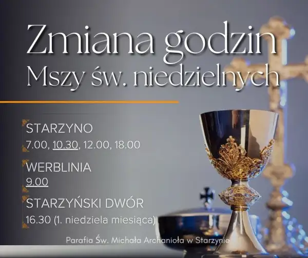 O której jest suma w kościele? Sprawdź godziny mszy w swojej parafii