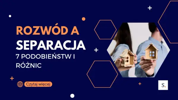 Rozwód a separacja: 7 podobieństw i różnic. Dwie osoby trzymają połówki domku, symbolizujące podział majątku.