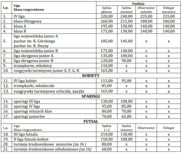 Sędzia piłkarski zarobki w Polsce: jakie stawki obowiązują w ligach?
