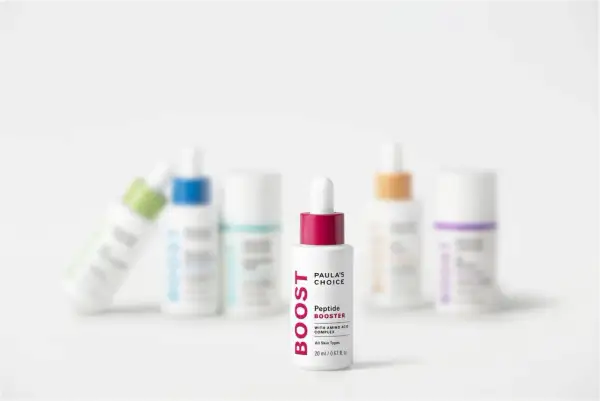 Sérum Paula's Choice Peptide Booster, pour une peau revitalisée. Le peptide, c'est quoi ? Une chaîne d'acides aminés pour la jeunesse de la peau.