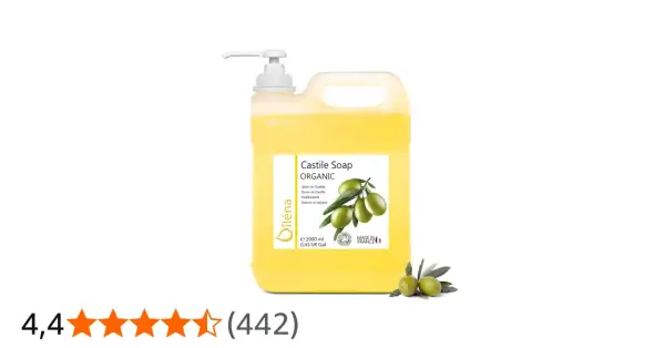 Grande flacone di sapone di Castiglia biologico, ideale per la pulizia del corpo e della casa. Sapone di castiglia a cosa serve? A tutto!