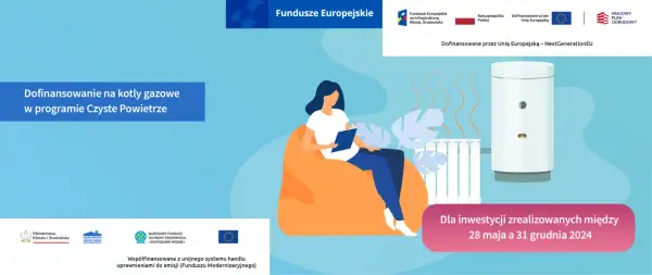 Dofinansowanie na kotły gazowe w programie Czyste Powietrze. Sprawdź, czy na gaz ziemny jest dofinansowanie.