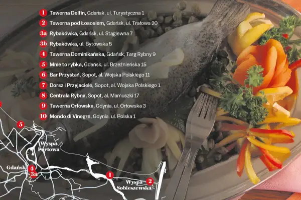 Gdzie zjeść rybę w Gdańsku? Lista restauracji z rybnymi specjałami, od Tawerny Delfin po Mnie to rybka.