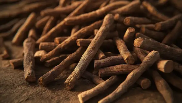 Kłącza ashwagandhy, idealne do przygotowania naparu. Poznaj zalecane ashwagandha dawkowanie dla najlepszych efektów.