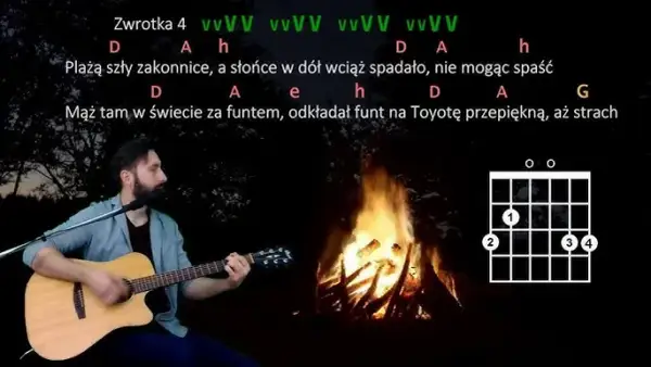 Czerwony jak cegła akordy – zagraj tę emocjonalną piosenkę łatwo