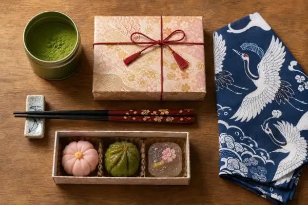 Piękne słodycze wagashi i matcha to idealne pomysły, co przywieźć z Japonii.