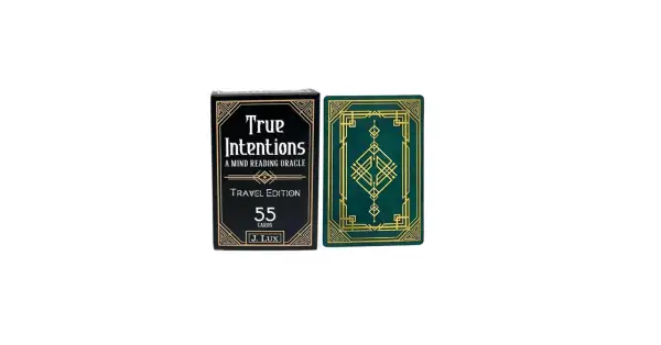 Karty "True Intentions" - A Mind Reading Oracle. Zestaw 55 kart, idealny do zgłębiania teorii umysłu, przykłady zastosowań.