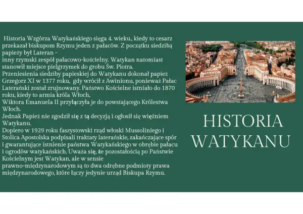 Widok z lotu ptaka na Plac Świętego Piotra w Watykanie, gdzie znajduje się stolica Watykanu.