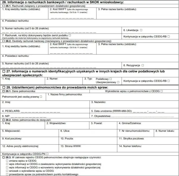 Jak wypełnić wniosek CEIDG: zawieszenie działalności krok po kroku