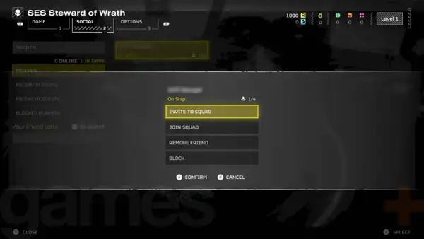 Menu Helldivers 2 z opcją zaproszenia do drużyny, kluczowe dla rozgrywki crossplay.
